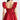 alice + olivia Women's Bina Ruffle Sleeve Mini Dress, Perfect Ruby, Red, 10 - Ufashion