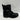 Baretraps HONEE Black Synthetic Round Toe Side Zip Moto Boots, Size 10M - Very Good - Ufashion
