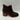 Lucky Brand QUINLEE Brown Leather Round Toe Block Heel Side Zip Boots, Size 12M - Very Good - Ufashion