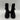Baretraps HONEE Black Synthetic Round Toe Side Zip Moto Boots, Size 10M - Very Good - Ufashion