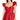 alice + olivia Women's Bina Ruffle Sleeve Mini Dress, Perfect Ruby, Red, 10 - Ufashion