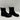 Baretraps HONEE Black Synthetic Round Toe Side Zip Moto Boots, Size 10M - Very Good - Ufashion