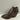 GOLO Brown Leather Pointed Toe Back Zip Block Heel Ankle Booties Womens Size 7.5 - Very Good - Ufashion