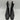 BCBGeneration Darxi Grey Leather/Textile Square Toe Block Heel Ankle Boots, 9.5M - Very Good - Ufashion