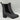 BCBGeneration Darxi Grey Leather/Textile Square Toe Block Heel Ankle Boots, 9.5M - Very Good - Ufashion