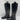 Bandolino Womens Jimani Leather Knee-High Riding Boots Black Size 7M - Very Good - Ufashion