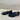 ROGAL’S Black Leather Round Toe Block Heel Slip On Penny Loafers, Mens Size 41.5 - Very Good - Ufashion