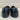ROGAL’S Black Leather Round Toe Block Heel Slip On Penny Loafers, Mens Size 41.5 - Very Good - Ufashion