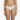 NWT Eberjey Felix Ursula Bikini Bottom Women's White Size L - Ufashion