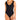 Hurley Solid Moderate One-Piece Black XL (US 14-16) - Ufashion
