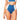 L*Space Color-Block Portia Bottoms Indigo/White/Primrose SM - Ufashion