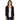Mod-o-doc Supreme Jersey Mid Sleeve Cardigan Black SM (US 4-6) - Ufashion