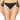 Becca by Rebecca Virtue Women's Loop Tie Side Hipster Bikini Bottom Black S - Ufashion