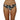 O'NEILL Van Don Floral Knot Hipster Bottoms Black SM (US 1-3) - Ufashion