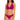 Becca by Rebecca Virtue Fine Line Rib Elaine Split Strap Halter Bra Top - Ufashion