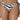 NWT Michael Kors Reversible Zebra Side Tie Hipster Bottoms New Navy Size M - Ufashion