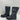 NWOB Schutz Georgina High Leather Bootie Black Atanado Leather Black Size 7B - Like New - Ufashion