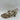 Nina Genaya Gold Synthetic Open Toe Strappy Dress Sandals, Size 6.5M - Very Good - Ufashion