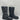 NWOB Schutz Georgina High Leather Bootie Black Atanado Leather Black Size 7B - Like New - Ufashion