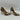 NWB Gianvito Rossi Gold Metallic Python Leather Point Toe Slip On High Heel 38.5 - Ufashion