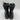 MIA Maeva Black Faux Leather Lace Up/Side Zip Cap Toe Ankle Boots Womens Size 6M - Very Good - Ufashion