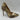 NWB Gianvito Rossi Gold Metallic Python Leather Point Toe Slip On High Heel 38.5 - Ufashion