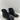 Sperry SALTWATER Black Leather/Rubber Lace Up Sheepskin Insulated Boot Women 6.5 - Very Good - Ufashion