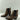 Gianvito Rossi Brown Snake Print Leather Pointed Toe Pull On Block Heel Boots 38 - Very Good - Ufashion