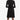 NWT M.M.LaFleur Womens The Morgan Dress Knit Crepe Black Size 3A - Ufashion