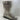 Pika Silver Snake Print Suede Faux Fur Lined Pull On Mid Calf Snow Boots Size 7 - Very Good - Ufashion