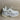 Brandblack SAGA White Leather/Mesh Round Toe Lace Up Chunky Sneakers Size 6.5 - Very Good - Ufashion
