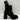Dolce Vita GRACEY Black Suede Square Toe Side Zip Ankle Boots Women’s Size 8.5M - Very Good - Ufashion