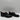 Valentino Garavani Black Leather Low Top Cap Toe 5-Eye Derby Shoes, Mens Size 38 - Very Good - Ufashion