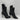 Gianvito Rossi Black Leather Peep Toe Side Zip High Heel Ankle Boots Size 38 - Very Good - Ufashion