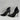 Gianvito Rossi Black Leather Flared Detail Point Toe Slip On Pumps, Women’s 39.5 - Very Good - Ufashion
