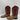 Cody James Boys' Ames Tonal Western Boot Broad Square Toe Brown/Red Size 6D - Very Good - Ufashion