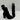 BCBGeneration ALLY Black Suede Pointed Toe Side Zip Block Heel Ankle Boots, 6B - Very Good - Ufashion