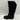 Call It Spring Black Synthetic Round Toe Pull On Tall Rain Boots, Womens Size 6 - Very Good - Ufashion