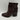 Franco Sarto CHELLE Brown Leather Side Zip Block Heel Ankle Boots Women Size 7 M - Very Good - Ufashion