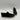 Gentle Souls LAIKEN Black/White Leather Round Toe Slip On Sneakers Size 6M - Very Good - Ufashion