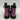 Dr. Martens 1460 T Pink Glitter Round Toe Lace Up/Zip Ankle Boots Kid’s Size 7 - Very Good - Ufashion