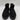 J/Slides Black Fabric Faux Fur Lined Pull On Ankle Boots Women’s Size 8M - Very Good - Ufashion