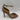 BCBGeneration JESSIKA Beige Snake Print Open Toe Ankle Strap High Heels Size 9 M - Very Good - Ufashion