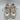 Le Tigre MIDTOWN White/Taupe Leather Low Top Lace Up Platform Sneakers, Size 7M  - Very Good - Ufashion