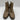 Baretraps RHOSLYN Taupe Faux Leather Side Zip Block Heel Boots Women’s 6.5M - Ufashion
