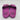 Off-White Magenta Stamped Foam/Rubber Open Toe Slide Sandals, Women’s Size 37 - Very Good - Ufashion