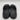 Alexander McQueen Hybrid Logo Pool Slides Black Size 40.5M - Very Good - Ufashion