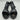 Celine Black Patent Leather/Fabric Open Toe Ankle Strap High Heels Women’s 37.5 - Very Good - Ufashion