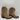 Black Star Women's CellSole Studded Leather Western Boots Brown Size 7B - Very Good - Ufashion
