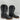 Reywelt Men’s Caiman Leather Cowboys Boots Black Size 29.5 - Very Good - Ufashion